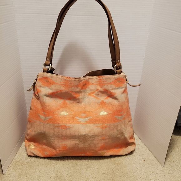 Stella & Dot Canvas Bag. NWOT. - Picture 2 of 13
